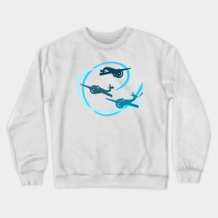 Blue Aerobatic Planes Crewneck Sweatshirt